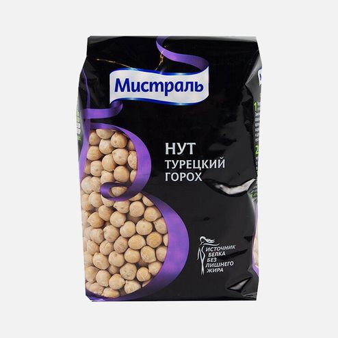 Нут Мистраль турецкий горох пл/уп 450г