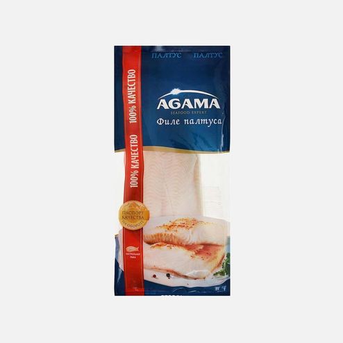 Палтус Агама филе с/м пл/уп 400г