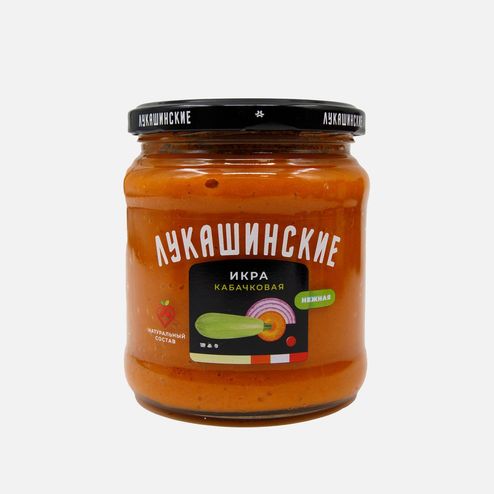 Икра Лукашинские кабачковая Нежная ст/б 460г