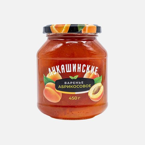 Варенье Лукашинские абрикосовое ст/б 450г