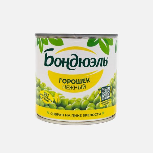 Горошек Бондюэль Нежный зеленый ж/б 425мл