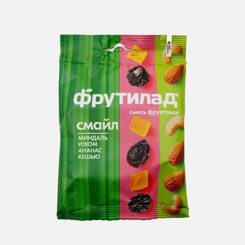 Смесь Фруктовая Энергия Фрути Смайл фруктово-ореховая 50г