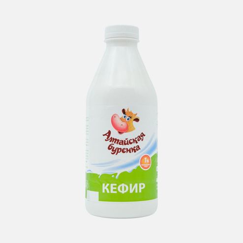 Кефир Алтайская Буренка 1% пл/бут 850г