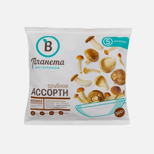 Ассорти грибное Планета Витаминов с/м пл/пак 300г