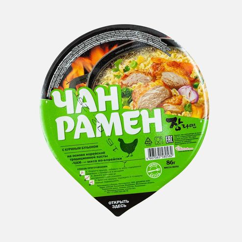 Лапша Доширак Чан Рамен со вкусом Курицы пл/уп 86г