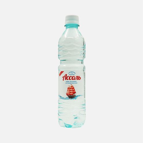 Вода Ассоль питьевая артезианская негаз пл/б 0,5л
