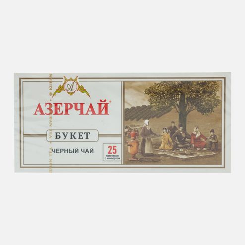 Чай Азерчай Букет черный к/к 25*2г