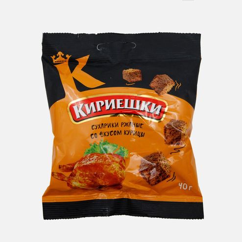 Сухарики Кириешки Курица пл/пак 40г