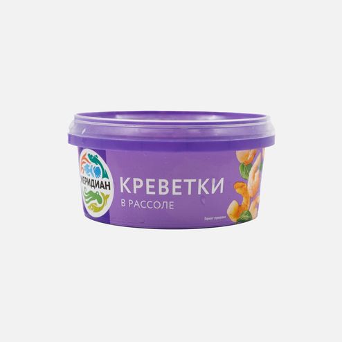 Креветки Меридиан в рассоле пл/ст 180г