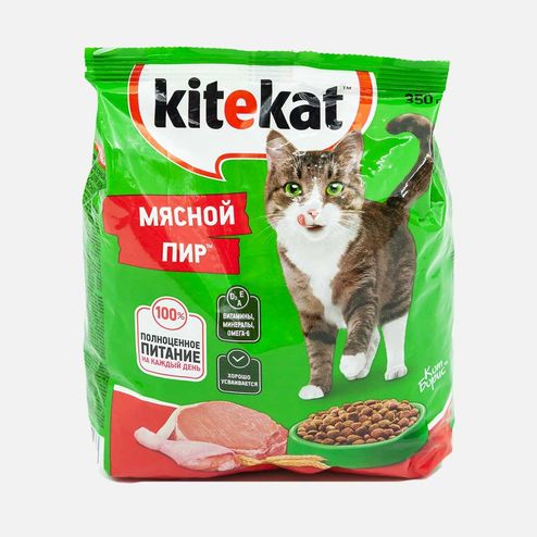 Корм Китекет Мясной пир пл/пак 350г