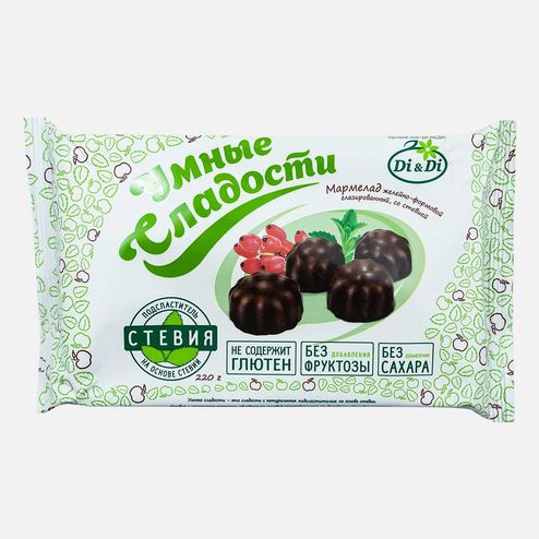 Мармелад Умные сладости диетический желейный 220г