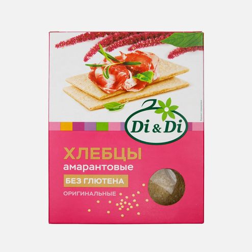 Хлебцы Ди энд Ди амарантовые без глютена 195г
