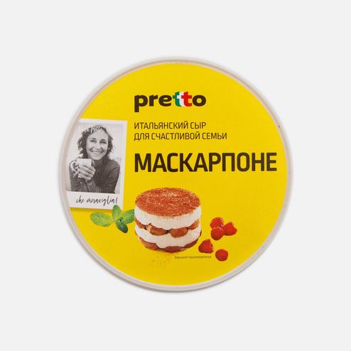 Сыр Претто Маскарпоне мягкий 80% пл/ст 250г