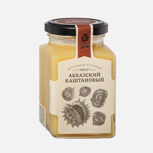 Мед Медовый дом Абхазский каштановый 320г