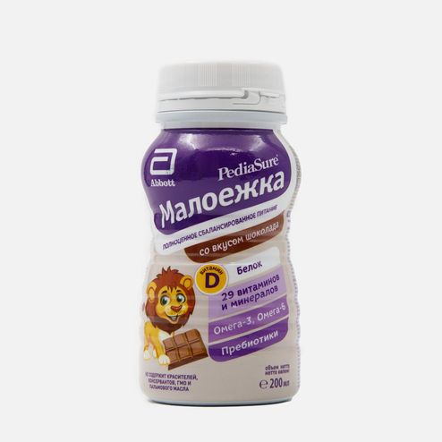 Продукт ПедиаШур Малоежка со вкусом шоколада от 1года 200мл