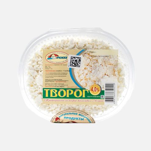 Творог Брюкке 4% пл/конт 500г