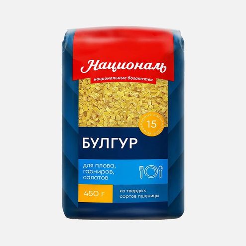 Булгур Националь пшеничный пл/пак 450г