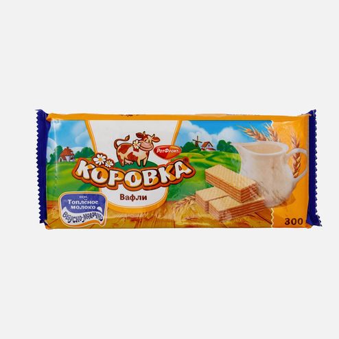 Вафли РотФронт Коровка Топленое молоко 300г