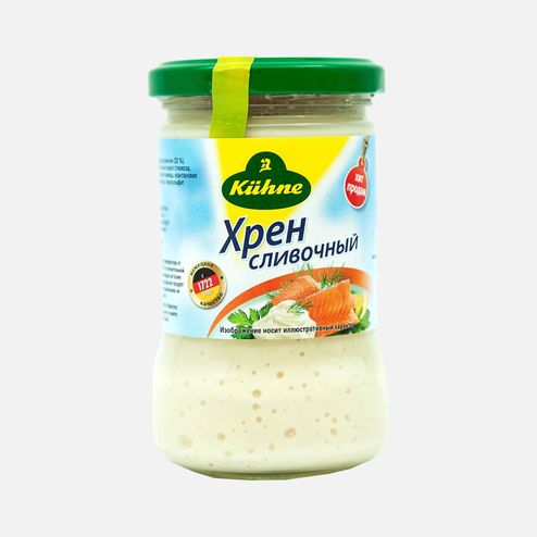 Хрен Кюне сливочный ст/б 250г