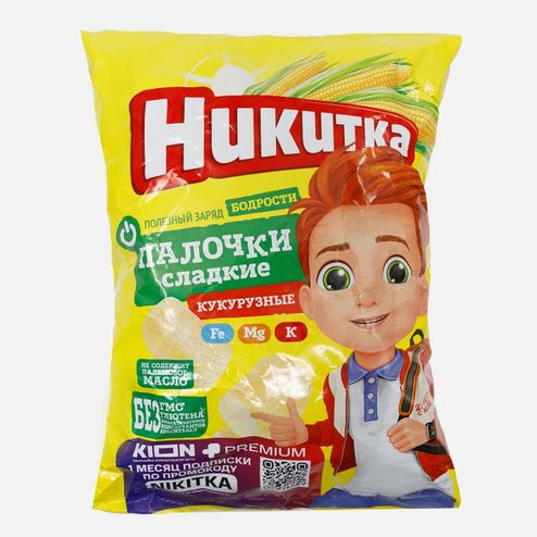 Кукурузные палочки Никитка пл/уп 160г