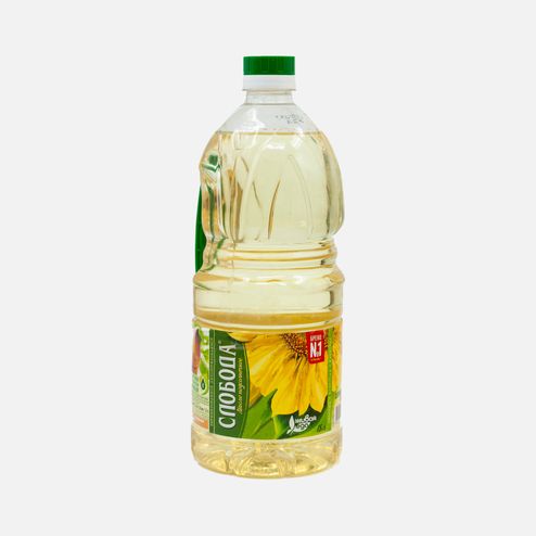 Масло Слобода подсолнечное раф дез пл/б 1,8л