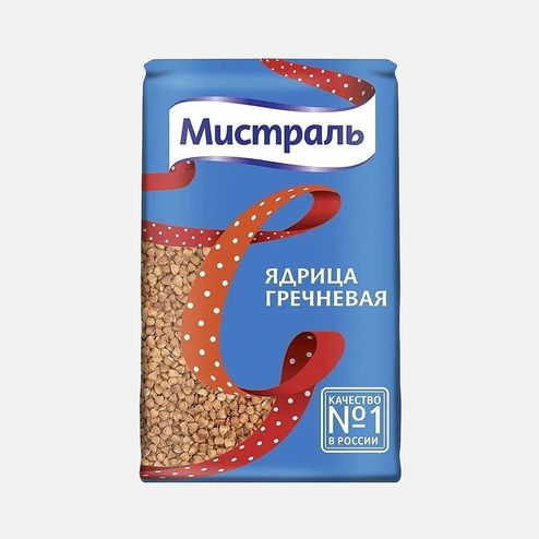 Гречневая ядрица Мистраль пл/пак 900г