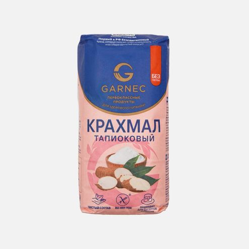 Крахмал Гарнец тапиоковый без глютена бум/пак 500г