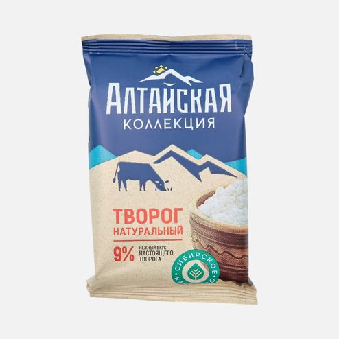 Творог Алтайская коллекция 9% фольга 180г