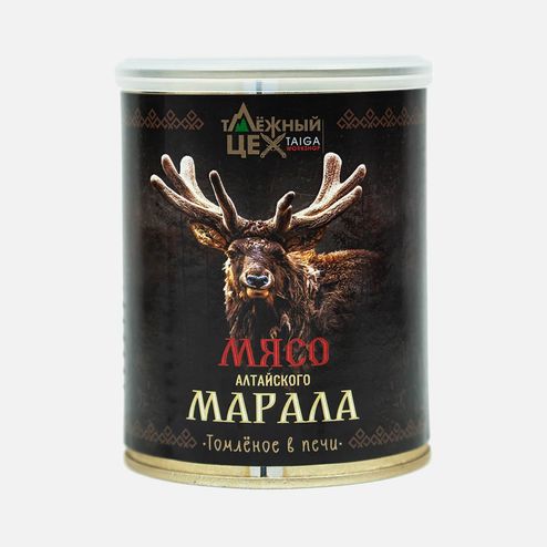 Мясо Таёжный цех марала томлёное в печи ж/б/кл 338г