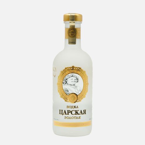 Водка Ладога Царская 40% Золотая ст/б 0,5л