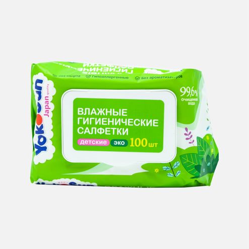 Салфетки Йокосан Эко детские влажные 100шт