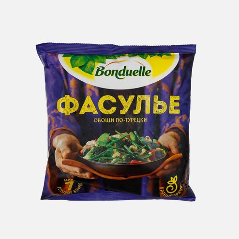 Овощная смесь Бондюэль Фасулье Овощи по-турецки пл/пак 400г