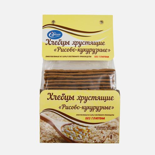 Хлебцы Монастырский Двор Рисово-кукурузные без глютена 250г
