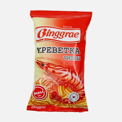 Чипсы  Бингре Креветка 50г 