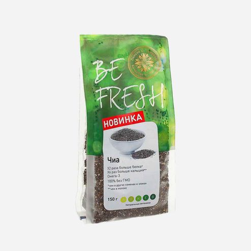 Семена БиФреш чиа черные 150г