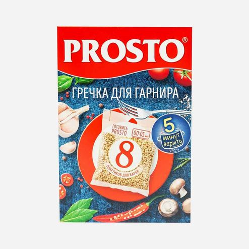 Гречка Просто для гарнира в пакетиках 8*62,5г к/к 500г