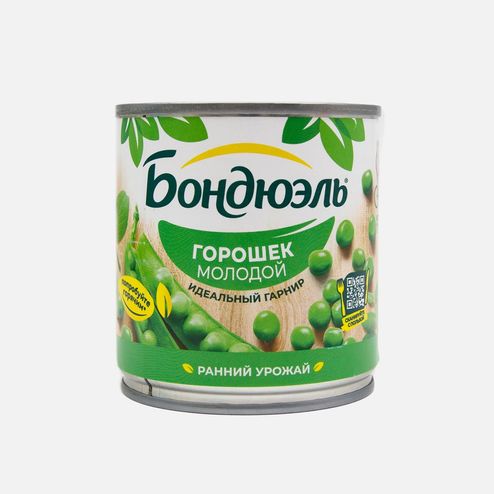 Горошек Бондюэль Молодой зеленый ж/б 212мл