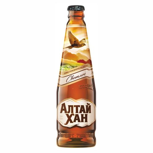 Пиво Алтай-Хан свет фильтр паст 4.7% ст/б 0,44л