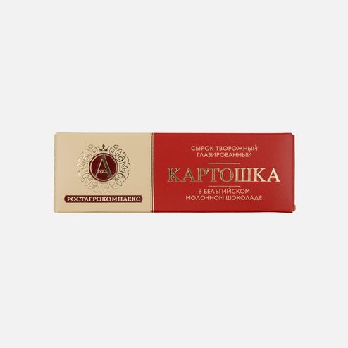 Сырок А.Ростагрокомплекс тв/гл Картошка в молоч шокол 20% 50г