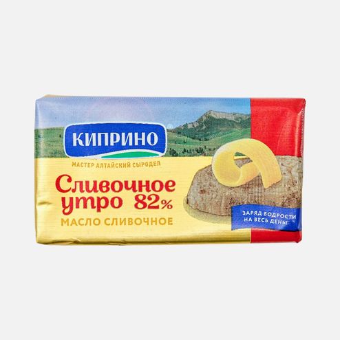 Масло Киприно Сливочное утро сладко-слив/несол 82% фол 150г