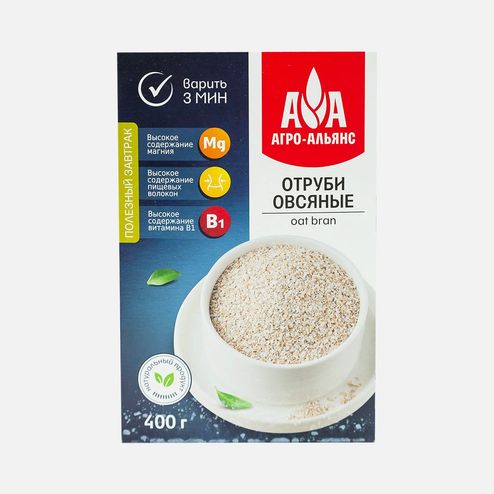 Отруби Агро-Альянс Овсяные 400г