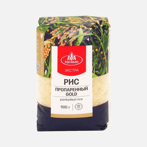 Рис Агро-Альянс Экстра Голд пропаренный 900г