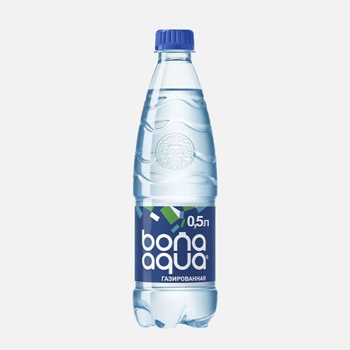 Вода БонаАква питьевая газ пэт 0,5л