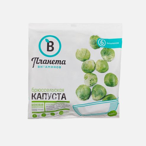 Капуста Планета Витаминов Брюссельская с/м 400г