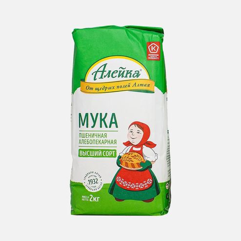 Мука Алейка пшеничная в/с 2кг