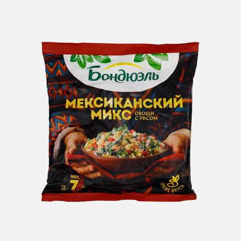 Смесь Бондюэль Мексиканский микс Овощи с рисом 400г
