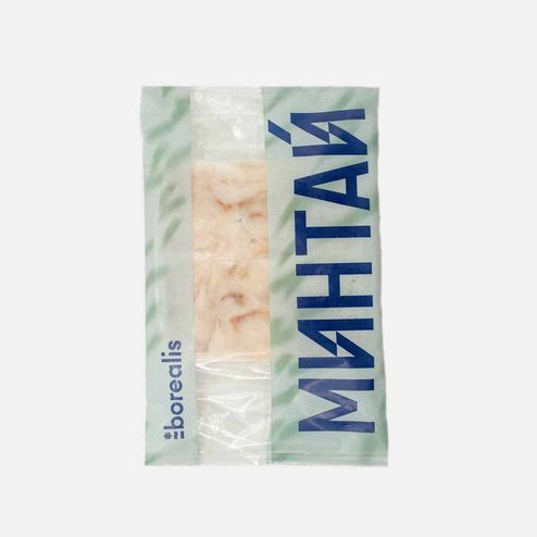 Минтай Бореалис филе блочное без кожи без костей с/м в/у 300г