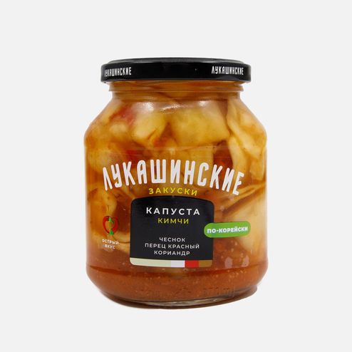 Капуста Лукашинские Кимчи по-корейски 340г