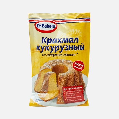 Крахмал ДрБейкерс кукурузный без глютена 100г