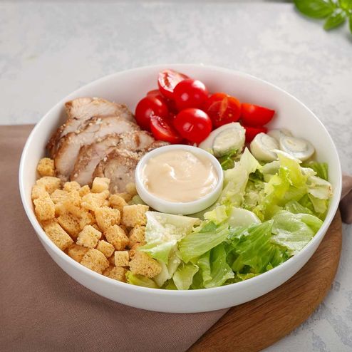 Салат Цезарь с курицей 250/50г